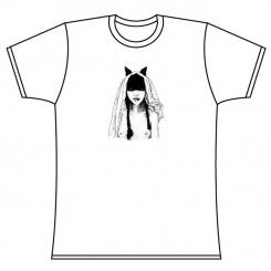 Sleepwalkers Drawing by Fukui T-Shirt (White) medium